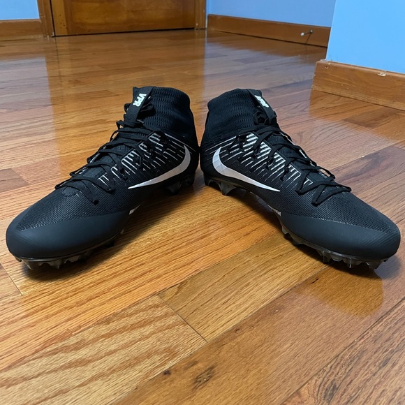Nike Vapor Untouchable 2 CF VPR Black/White Football Cleats Size 15 924113-001. - Picture 5 of 12